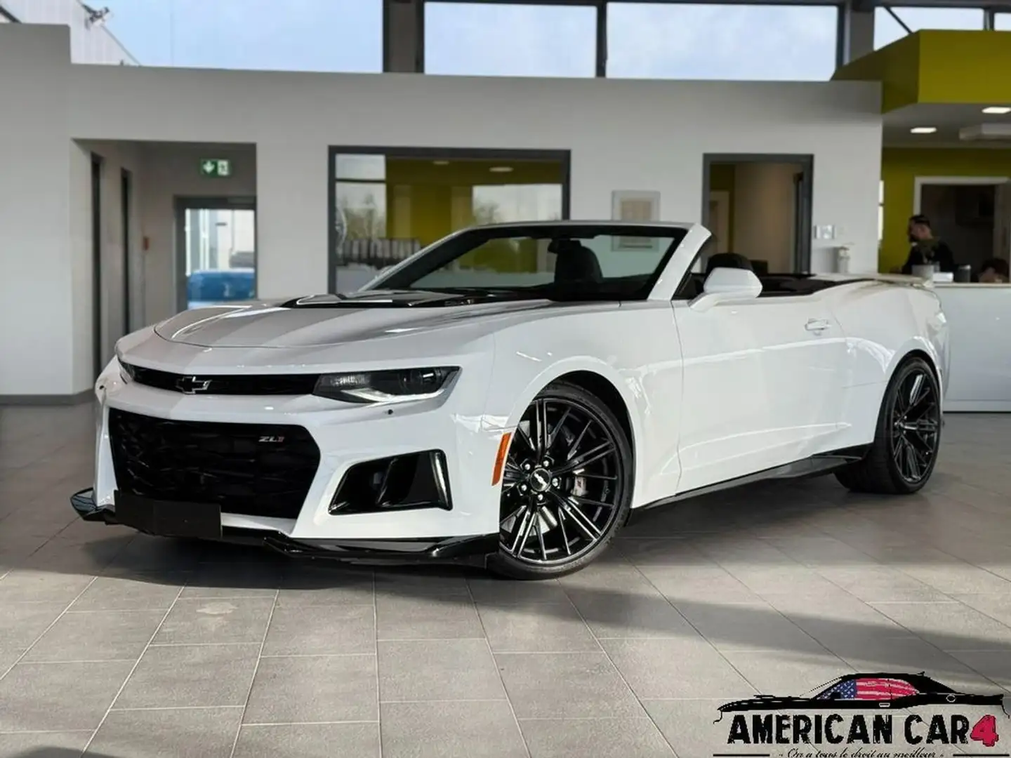 Chevrolet Camaro Zl1 Cabriolet 6.2 V8 - Magnetic Ride Blanc - 1