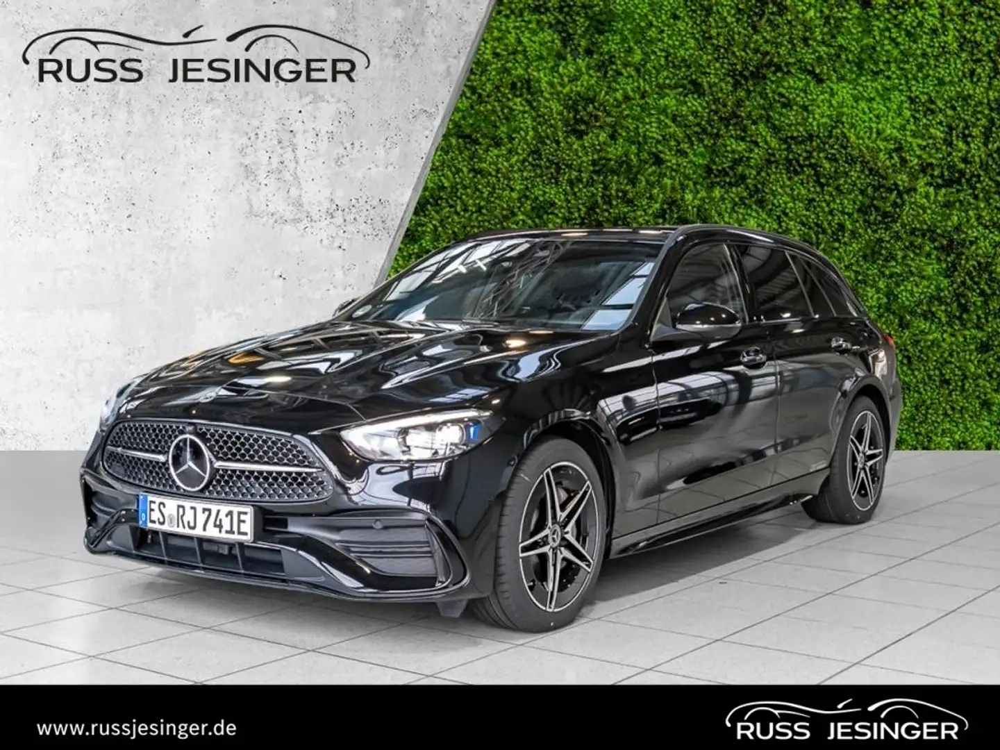 Mercedes-Benz C 300 de T AMG Line *AHK*Distr*Memo*Pano*360*LED Schwarz - 1