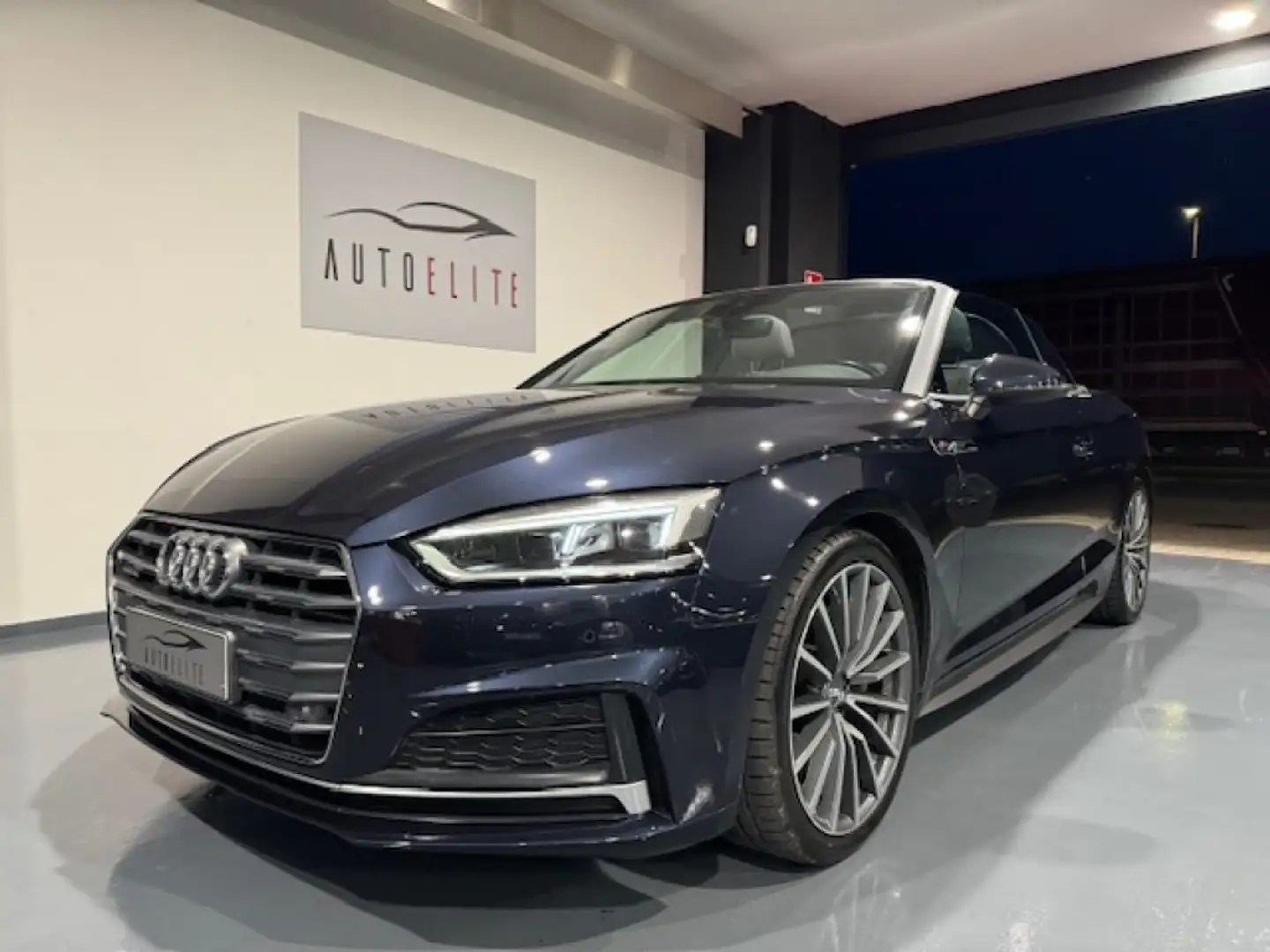 Audi A5 Cabrio 3.0 TDI quattro Sline S tronic PROMO FIN. Bleu - 1