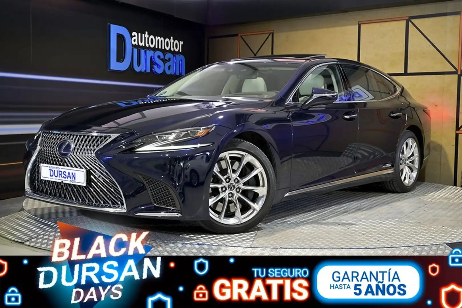 Lexus LS 500 500h Luxury Art Wood L- White Bleu - 1