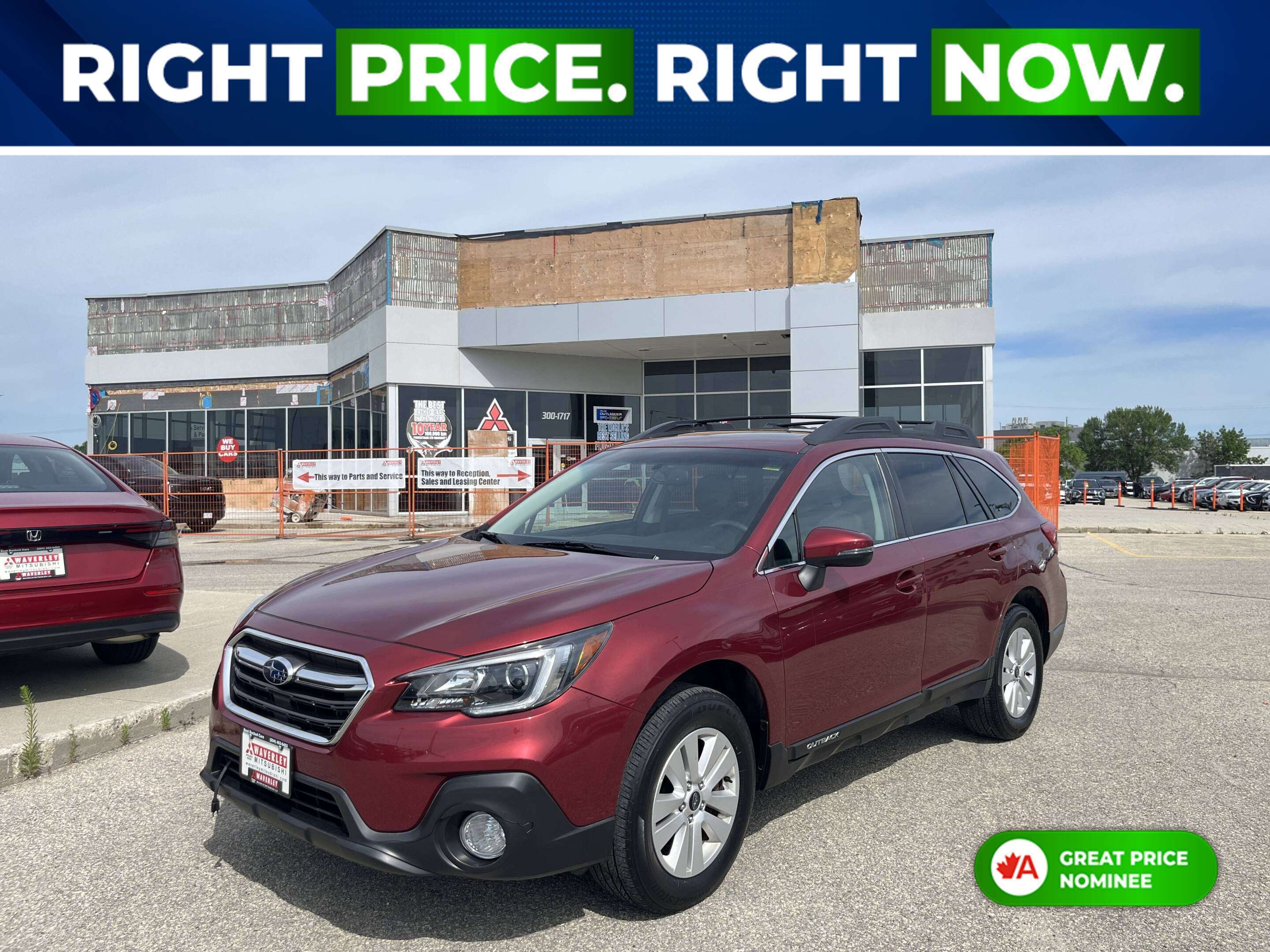 Red 2019 Subaru Outback Wagon All-Wheel Drive Automatic