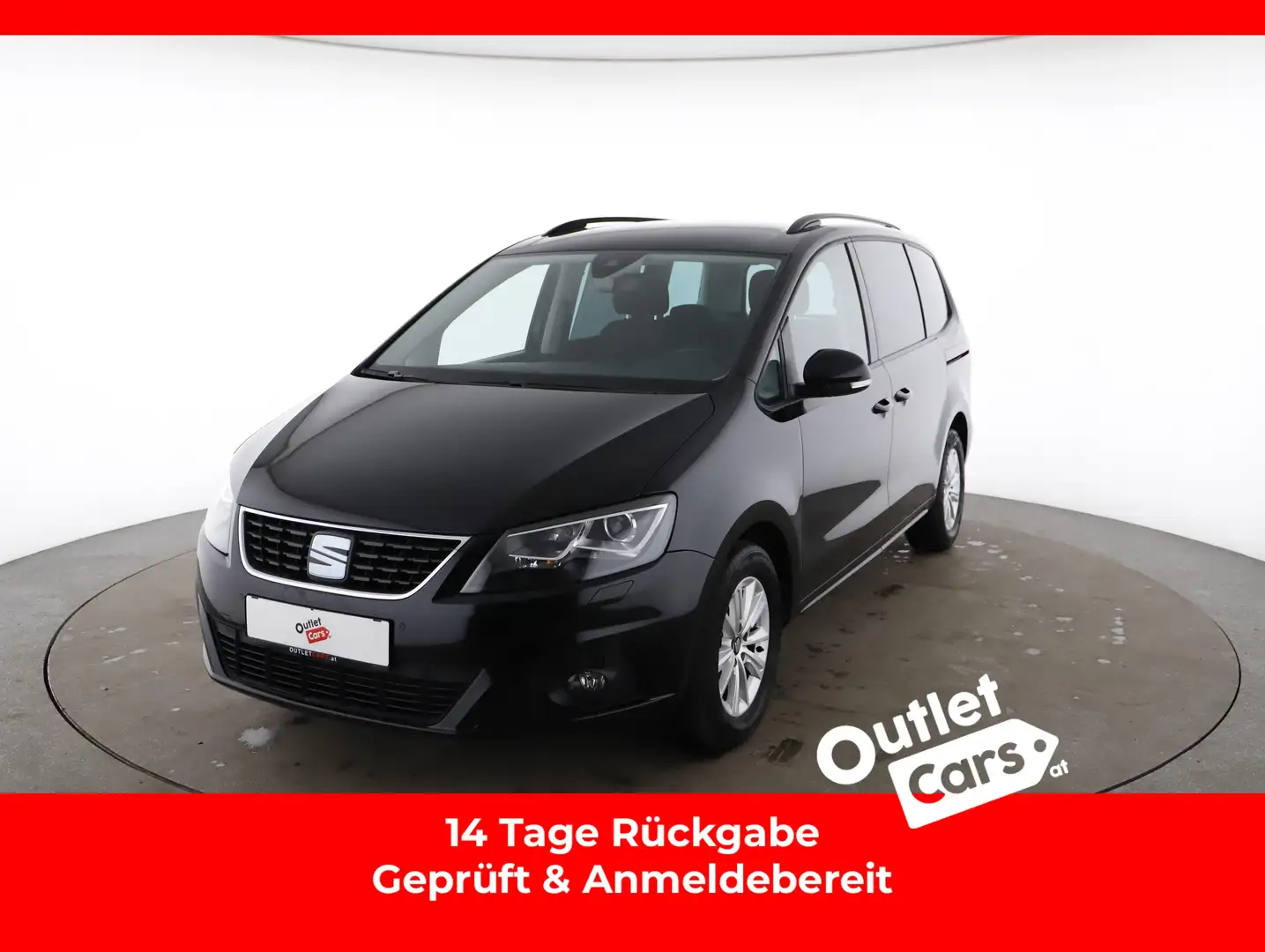 SEAT Alhambra 711 2.0 TDI Executive AHK+NAVI+RFK Schwarz - 1