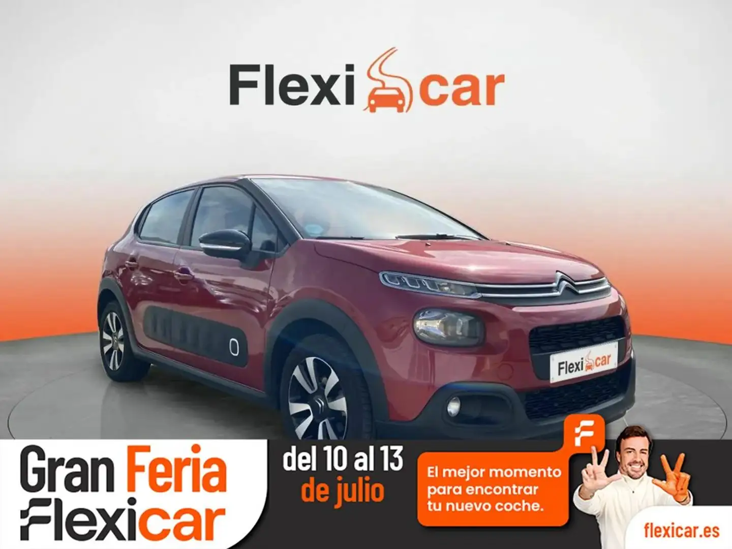 Citroen C3 PureTech 60KW (82CV) FEEL Rood - 1