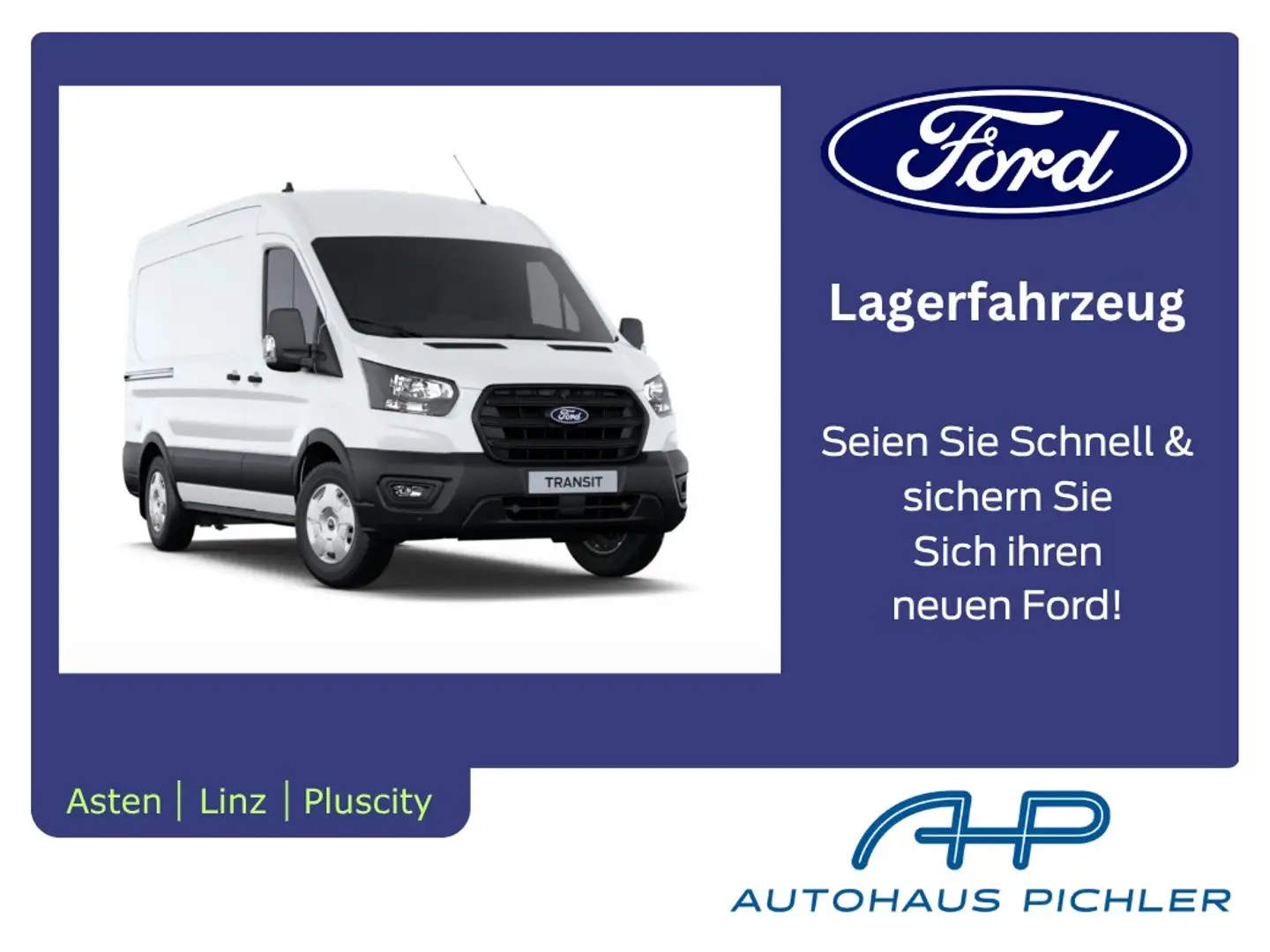 Ford Transit Transit Kasten 2,0 EcoBlue L3H2 350 Trend LEASI... Weiß - 1