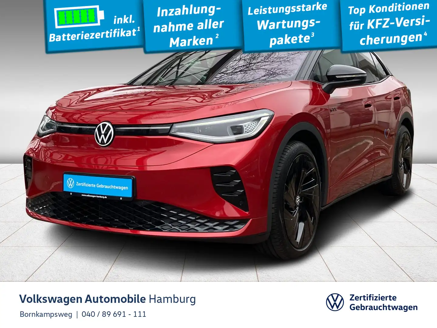 Volkswagen ID.5 GTX 4Motion Navi Sound Klima Rot - 1