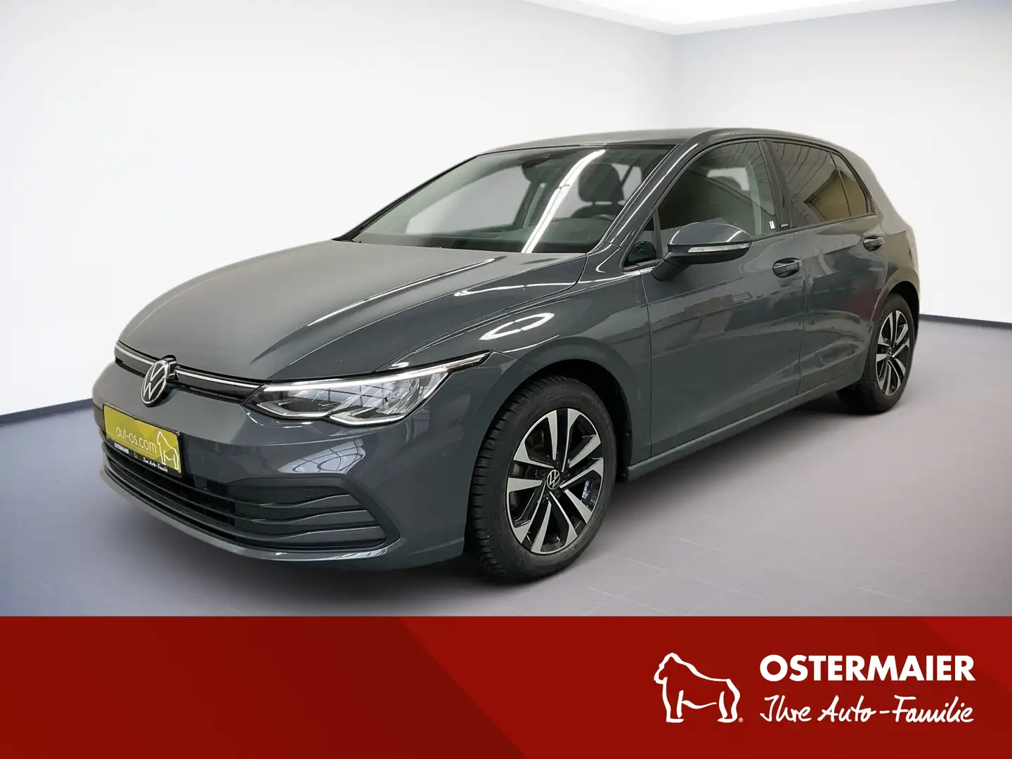 Volkswagen Golf VIII UNITED 2.0TDI 150PS DSG ACC.5J-G.AHK.NAVI+VC. Серый - 1