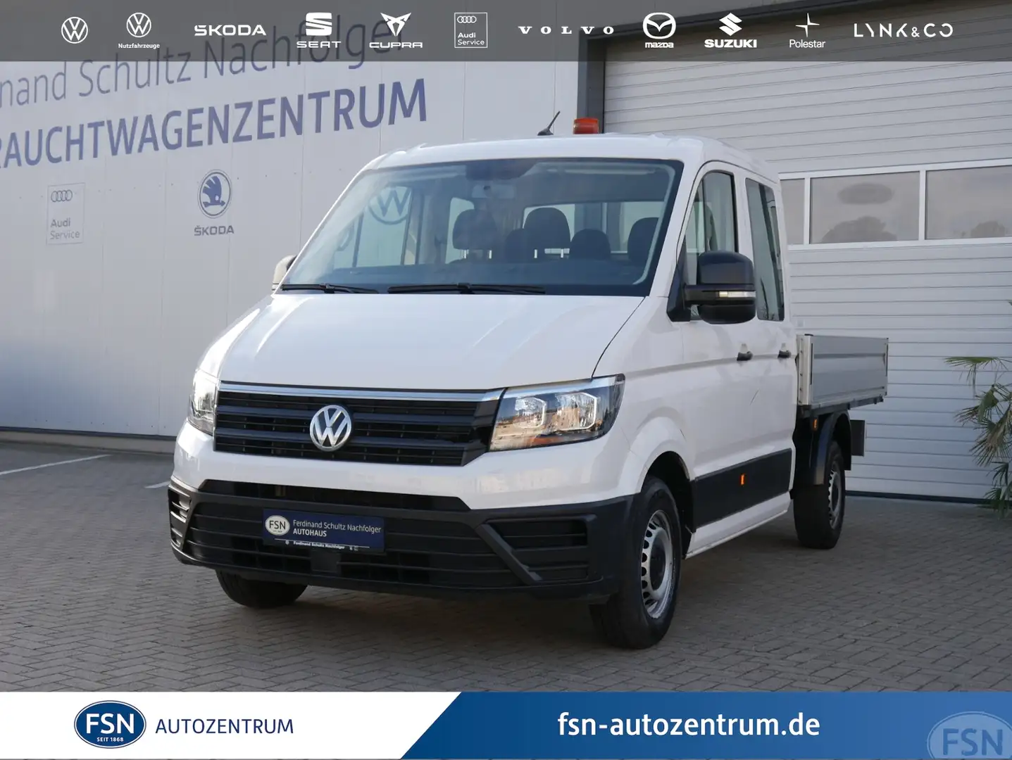 Volkswagen Crafter 2.0 TDI Pritsche DOKA L2 FWD CLIMATIC ELEKTR.-FEN Weiß - 1