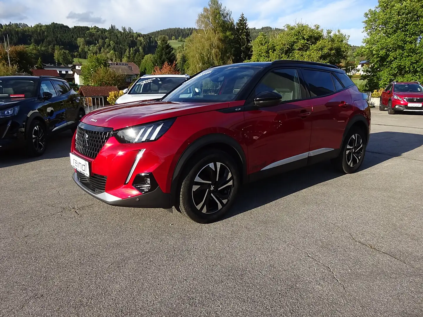 Peugeot 2008 PureTech 130 S&S GT EAT8, 1.Besitz, LED-Scheinw... Rot - 1
