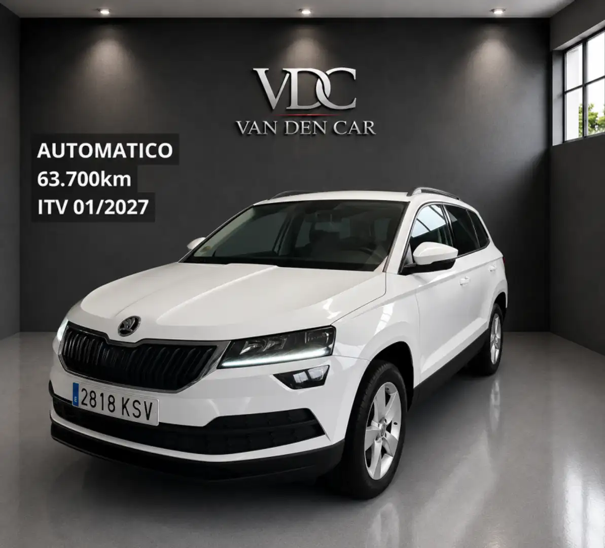 Skoda Karoq 1.6TDI Ambition DSG Blanco - 1