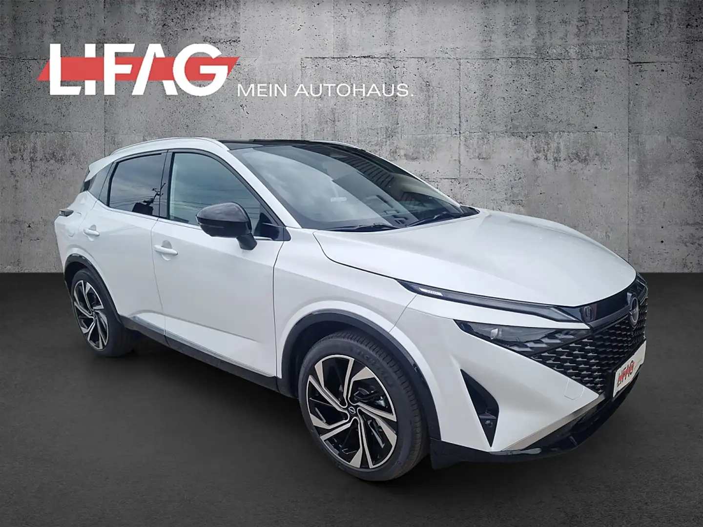 Nissan Qashqai 1,3 DIG-T MHEV Tekna+ Xtronic *ab €35.490,- Weiß - 1
