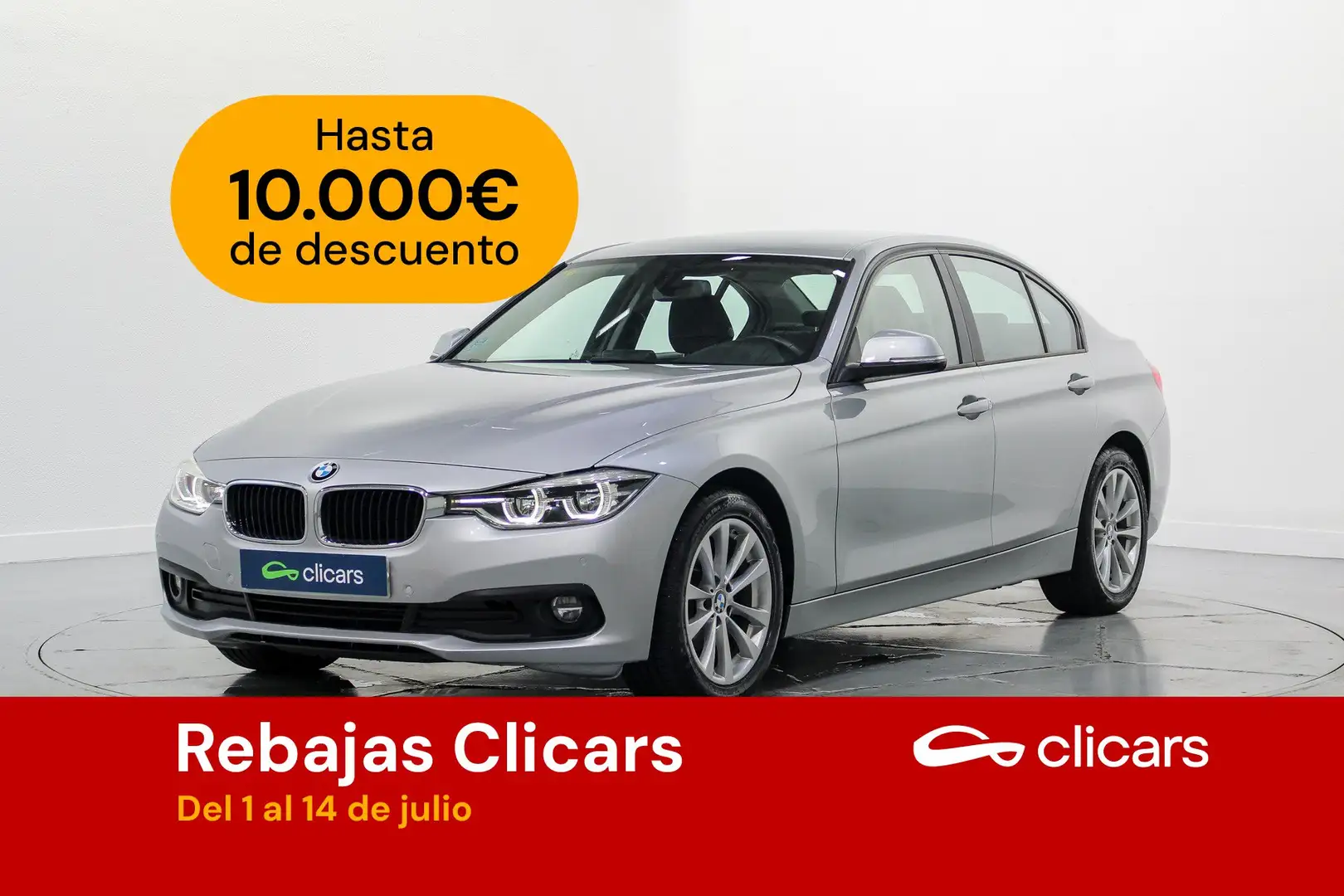 BMW 318 318dA Business srebrna - 1