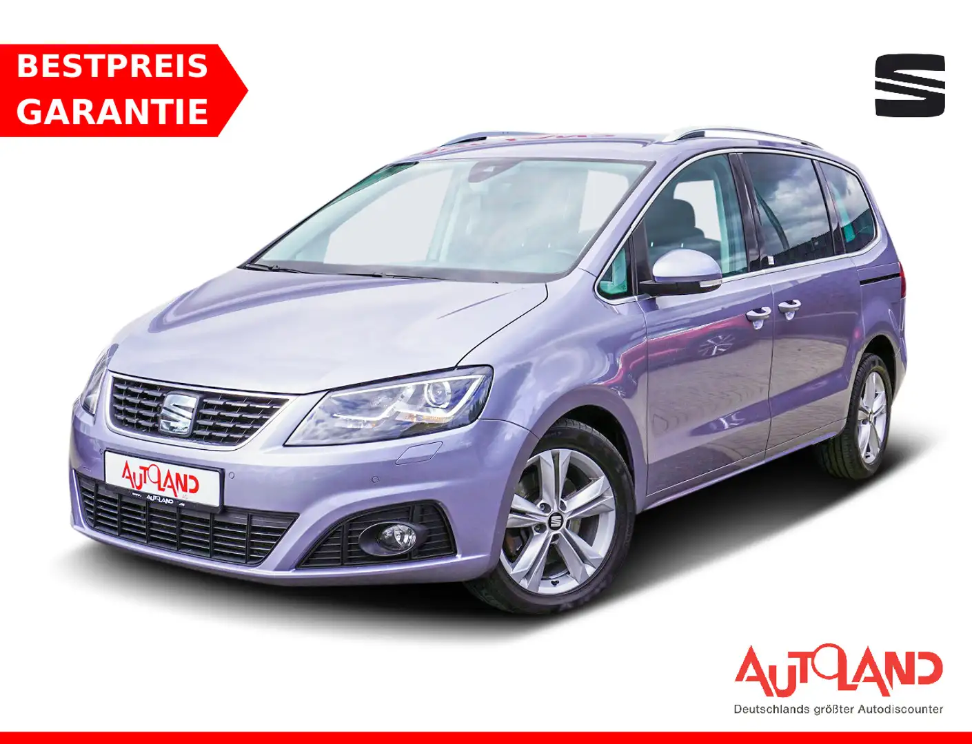 SEAT Alhambra 2.0 TDI DSG Xcellence Bi-Xenon Navi PDC Gris - 1