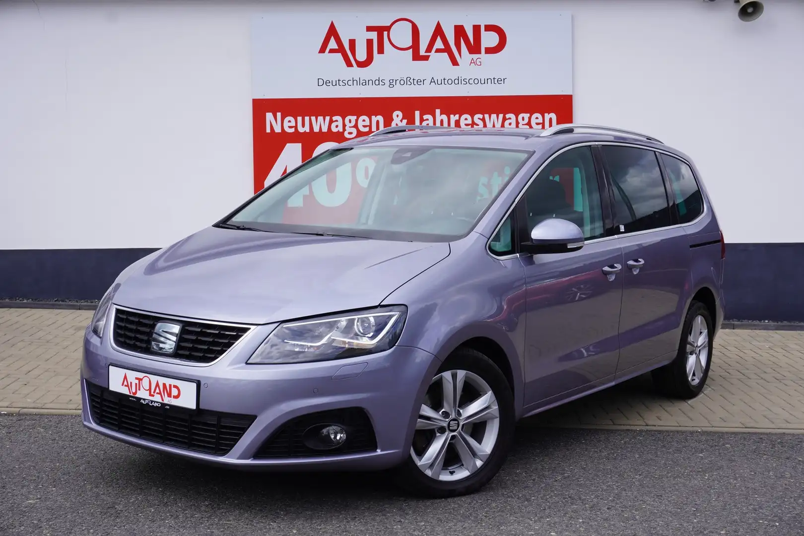 SEAT Alhambra 2.0 TDI DSG Xcellence Bi-Xenon Navi PDC Grau - 2
