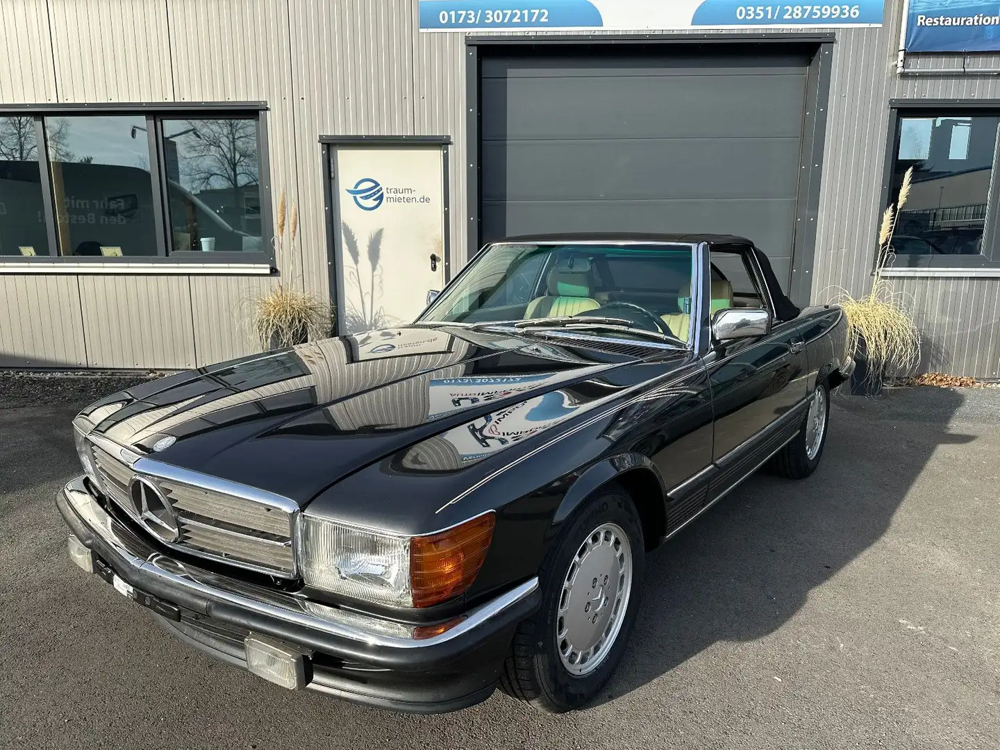 Mercedes-Benz SL 560 neues Holz, deutsche Umrüstung, 88089 Mls Сірий - 1