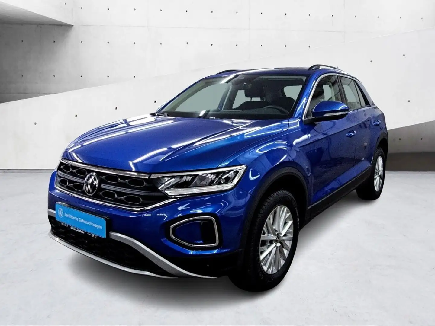 Volkswagen T-Roc T-ROC Life 1.0 TSI STANDHZG LED NAV PARKLENK SHZ Blau - 2