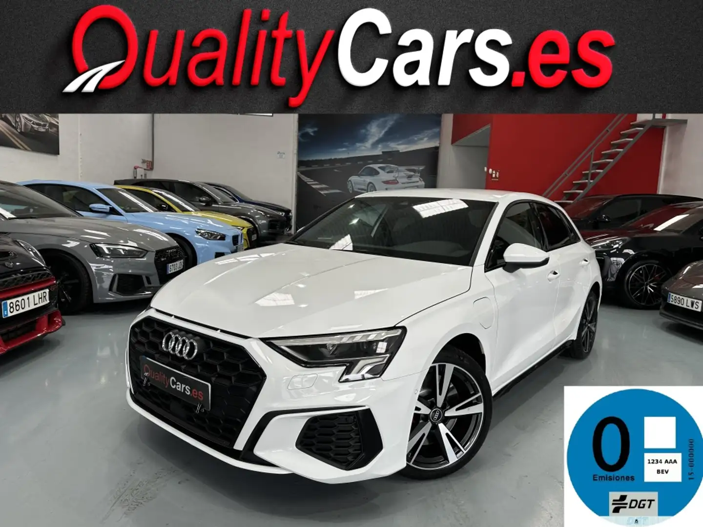 Audi A3 SB 45 TFSIe Competition Black line edition S troni Blanco - 1