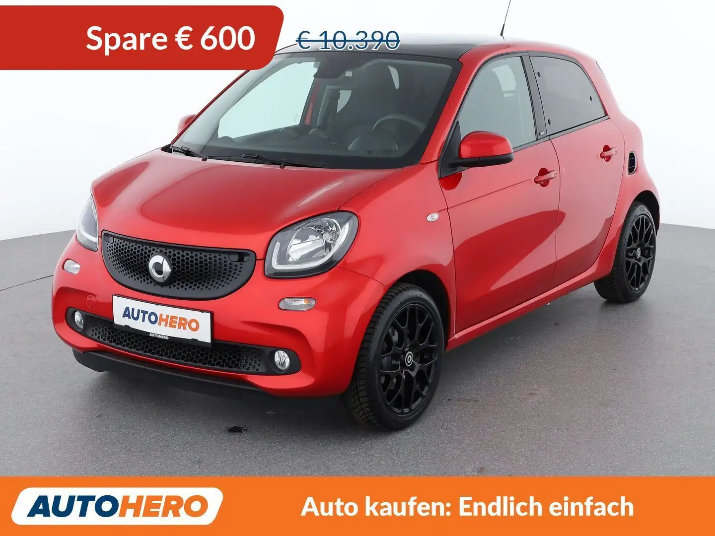 smart forFour 0.9 Turbo Basis Prime Rouge - 1