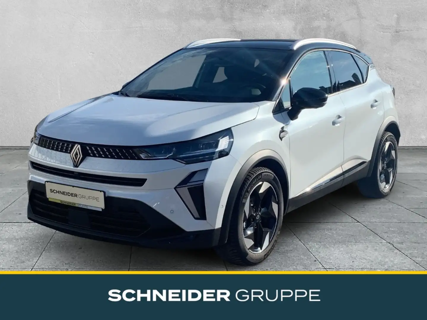 Renault Captur Techno Mild Hybrid 160 EDC NAVI+KLIMA+SHZ Weiß - 1