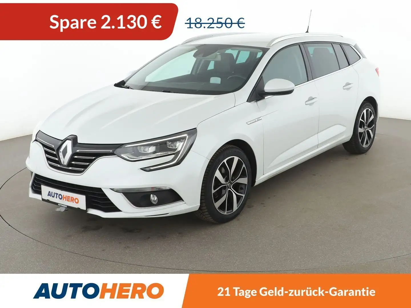 Renault Megane 1.3 TCe BOSE-Edition *NAVI*CAM*ACC*SHZ*ALU* Weiß - 1