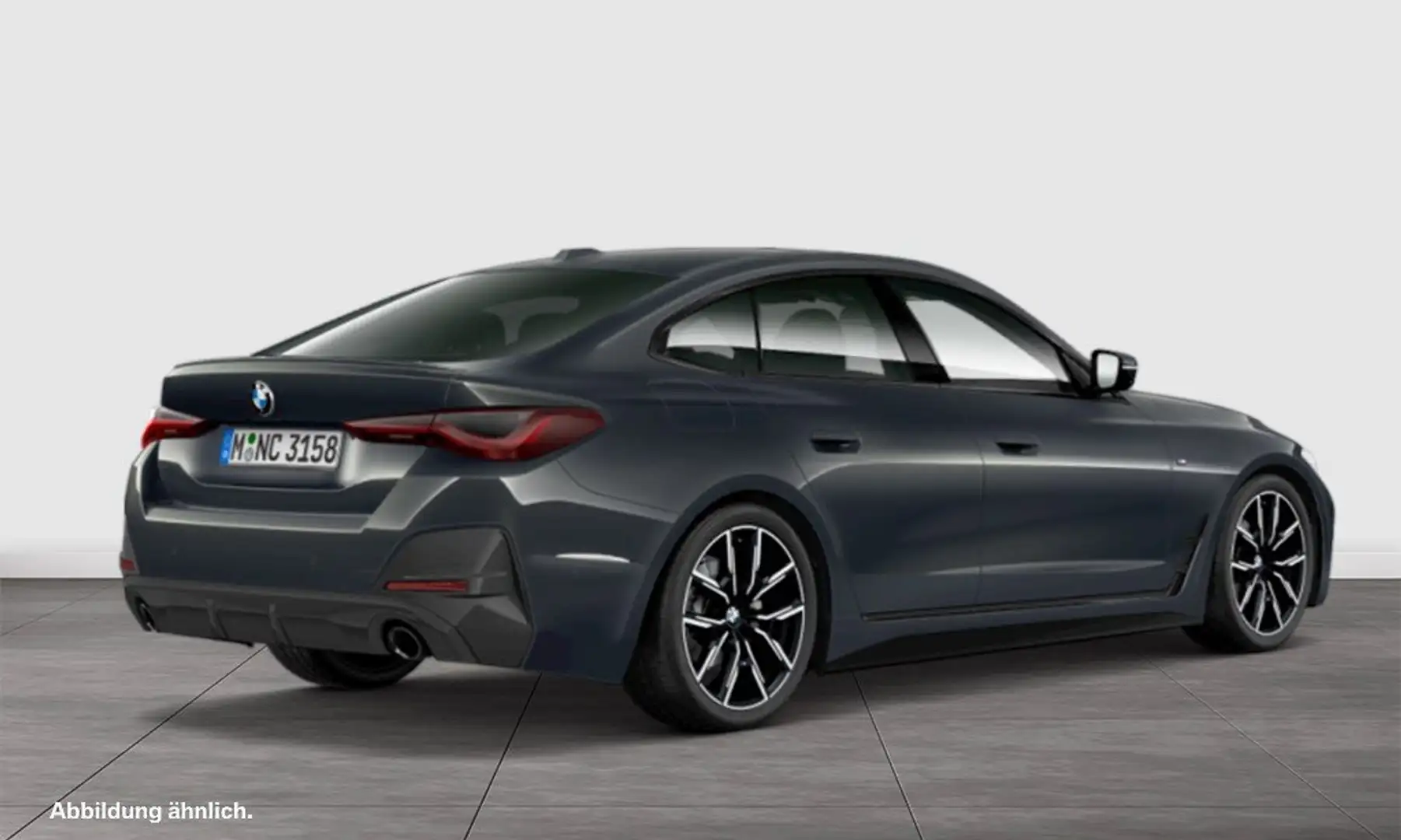 BMW 420 i Gran Coupé M Sport RFK NAVI LED PDC V+H LM Grau - 2
