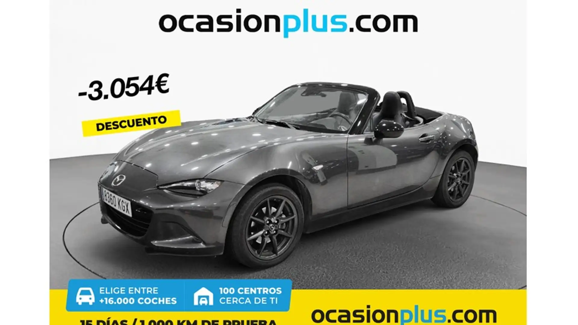 Mazda MX-5 1.5 Evolution Soft Top Gris - 1