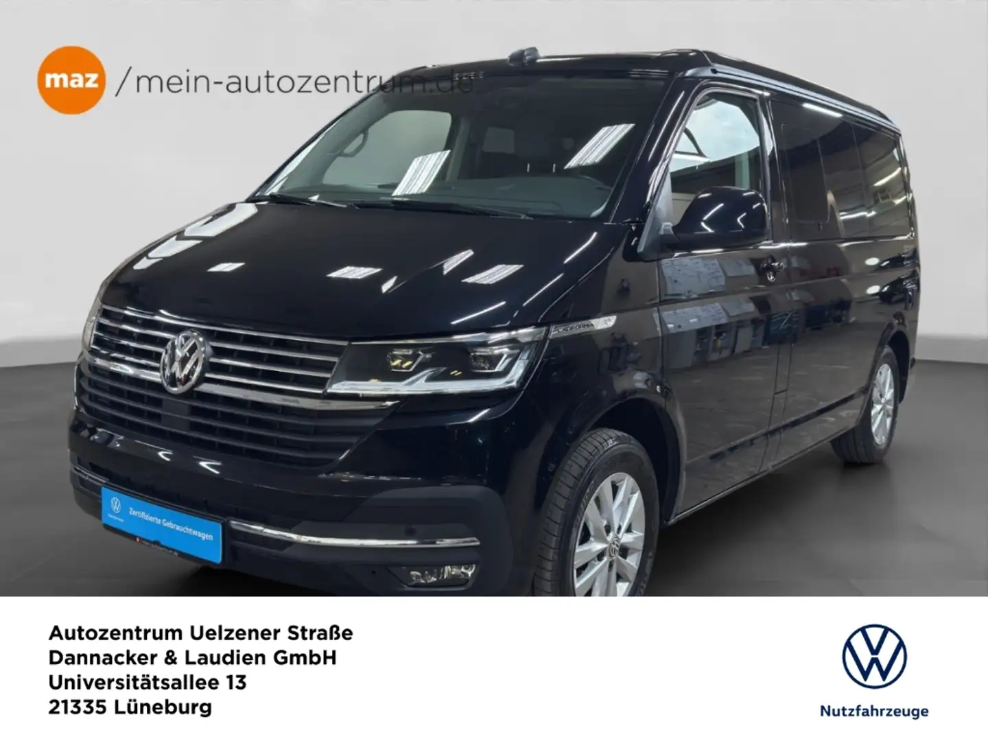 Volkswagen T6.1 California 2.0 TDI Ocean Alu LED AHK Navi Tempomat Kamera Sta Schwarz - 1