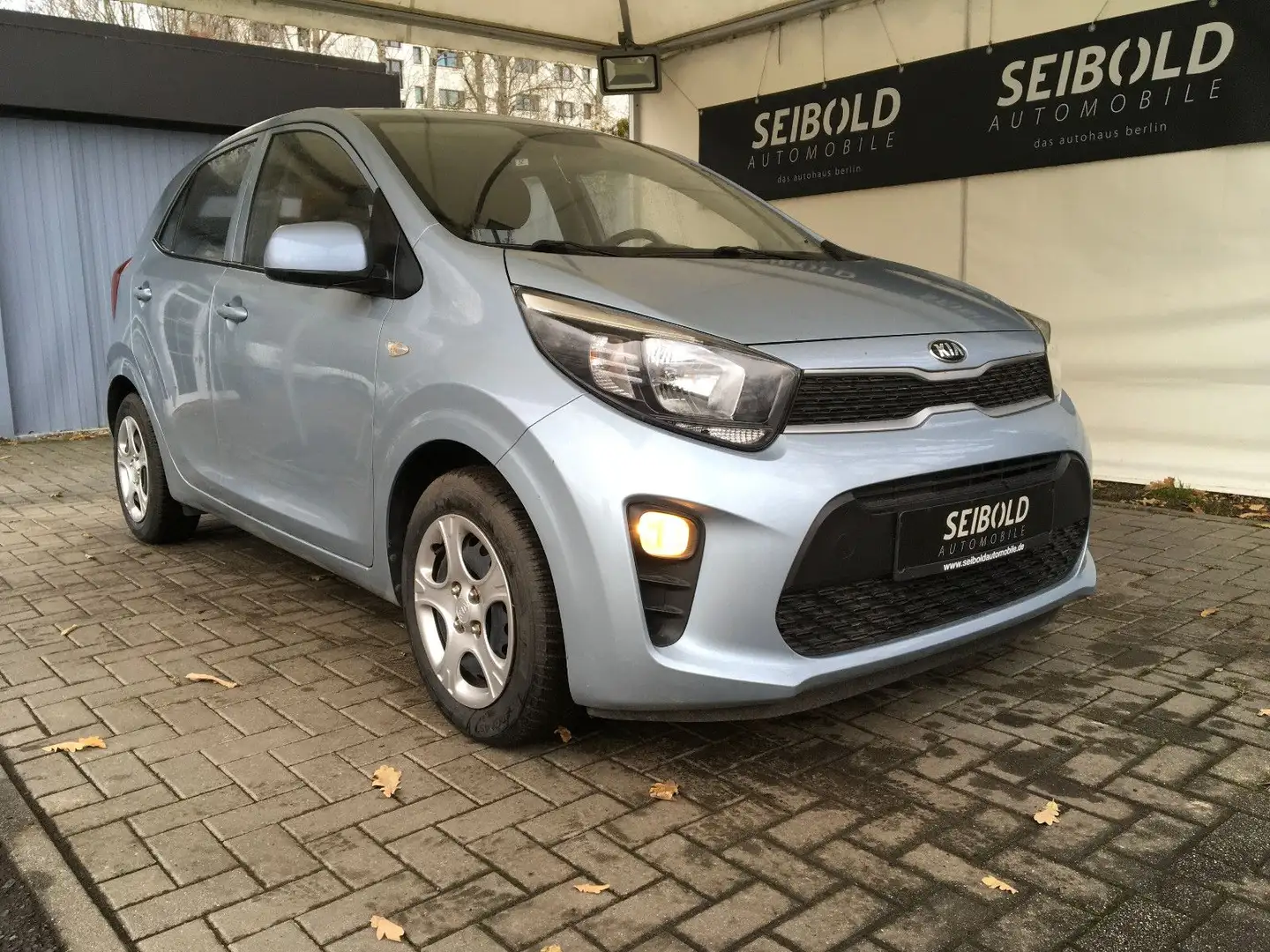 Kia Picanto 1.0 Attract/1.Hand/8 Tkm/Allwetter/5-Tür Blau - 2