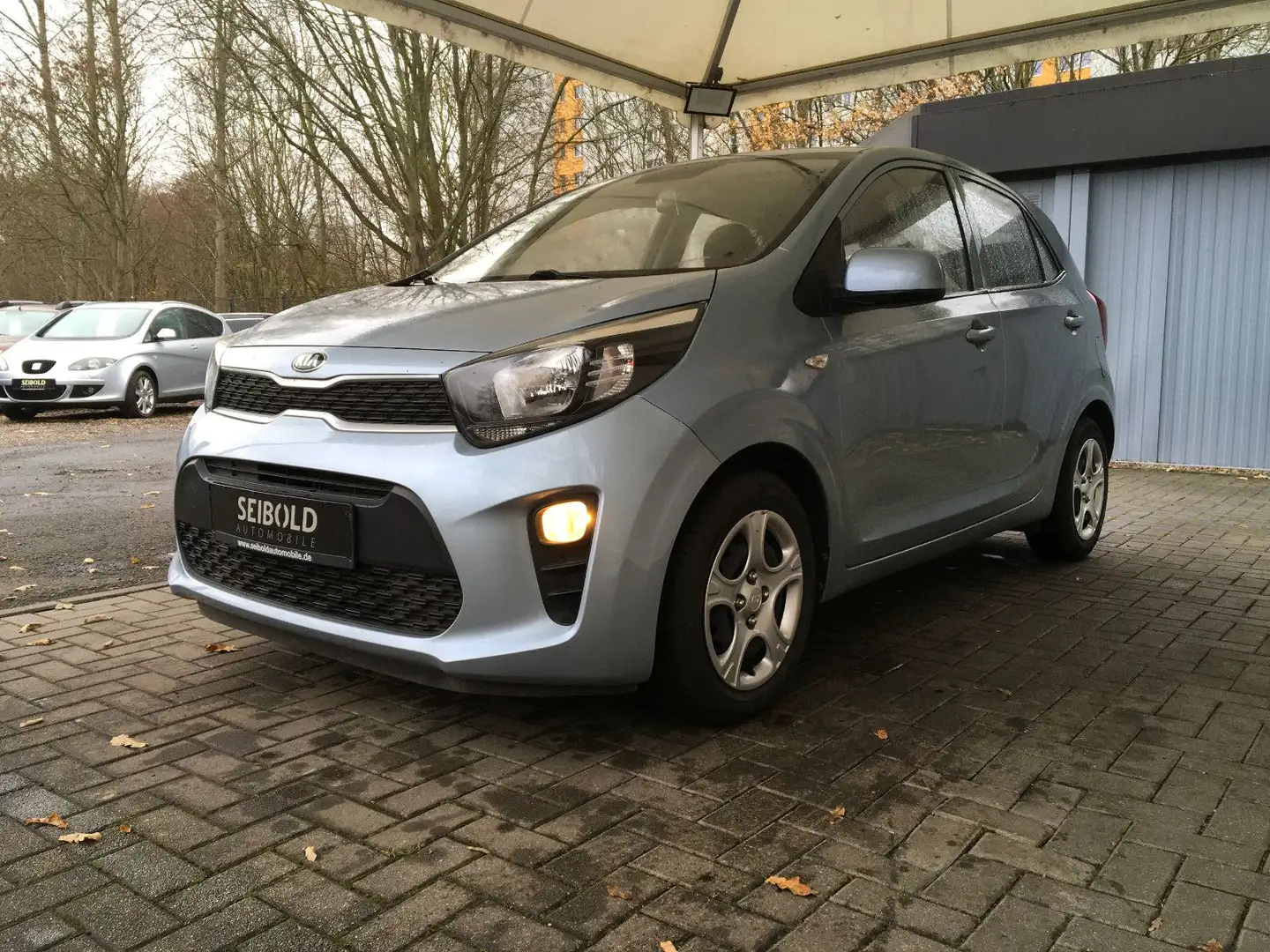 Kia Picanto 1.0 Attract/1.Hand/8 Tkm/Allwetter/5-Tür Blau - 1