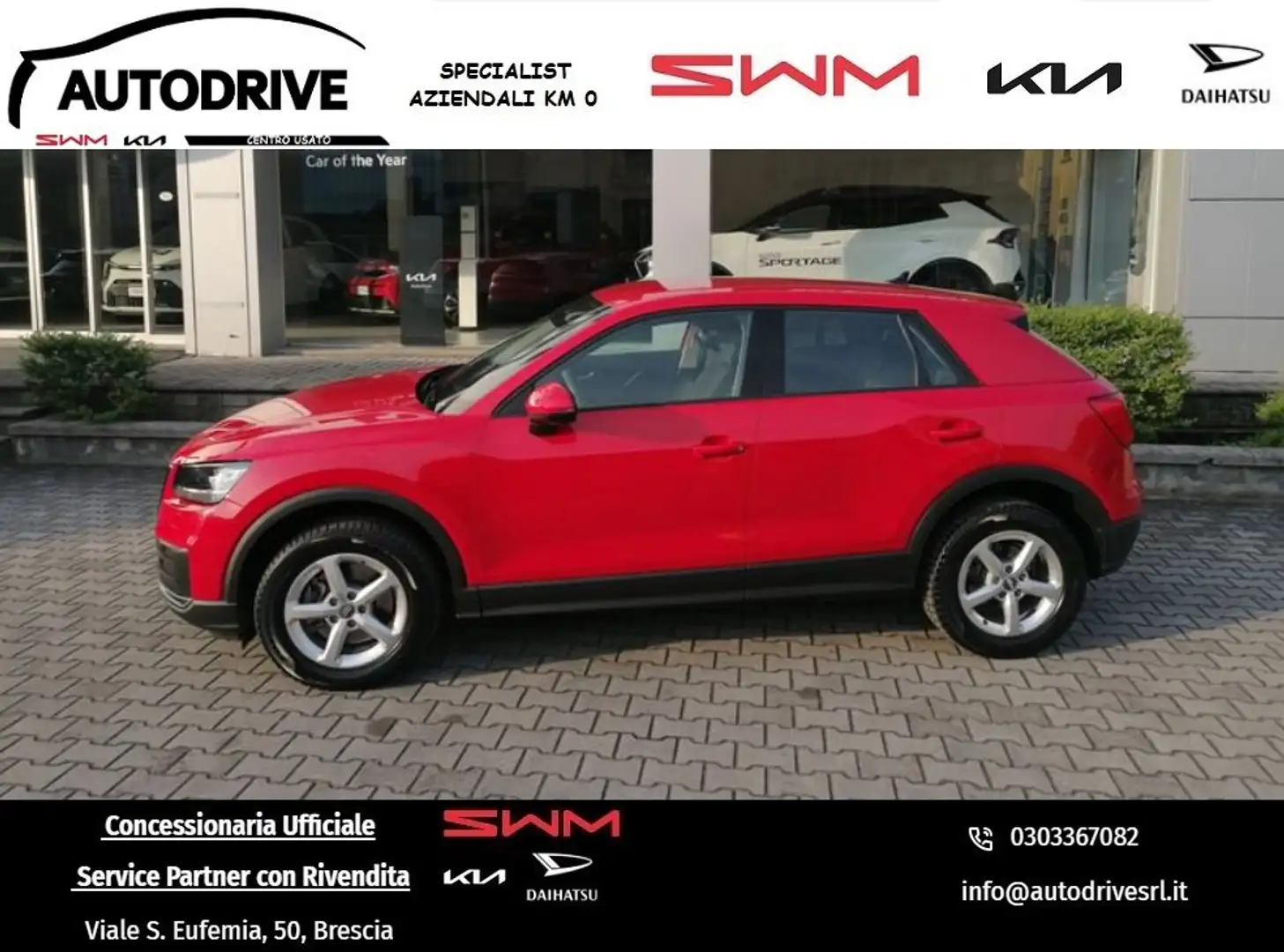 Audi Q2 30 TDI S tronic Business Rouge - 1