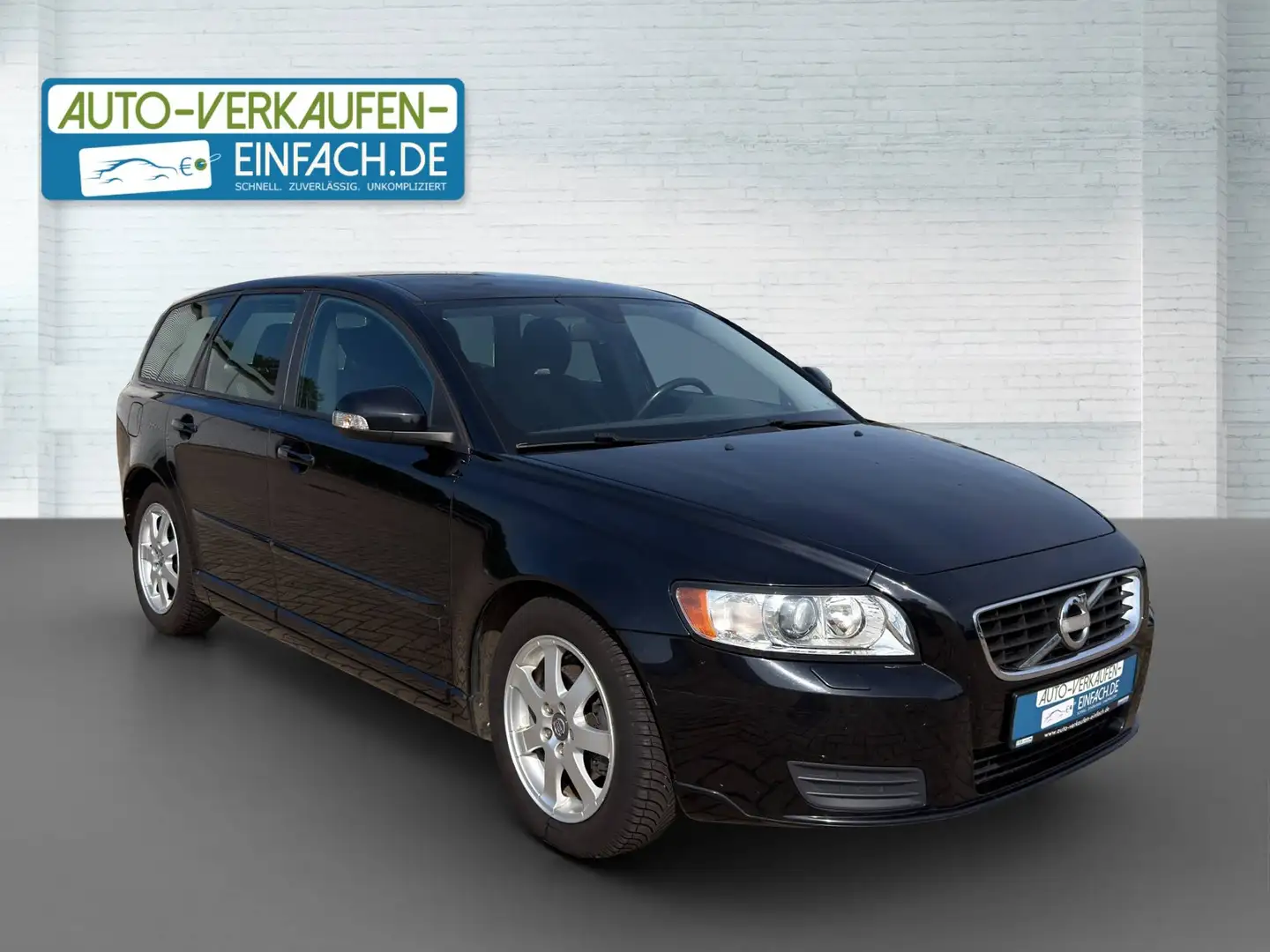Volvo V50 Volvo V50 1.6 D2,Xenon,SH,Klimaaut,TÜV 3/28,Service 8/26 Schwarz - 1