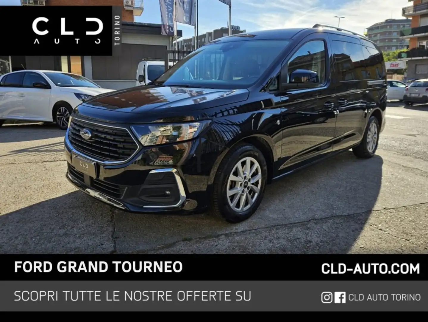 Ford Tourneo Connect Grand Tourneo Connect 2.0 EcoBlue 7POSTI Nero - 1
