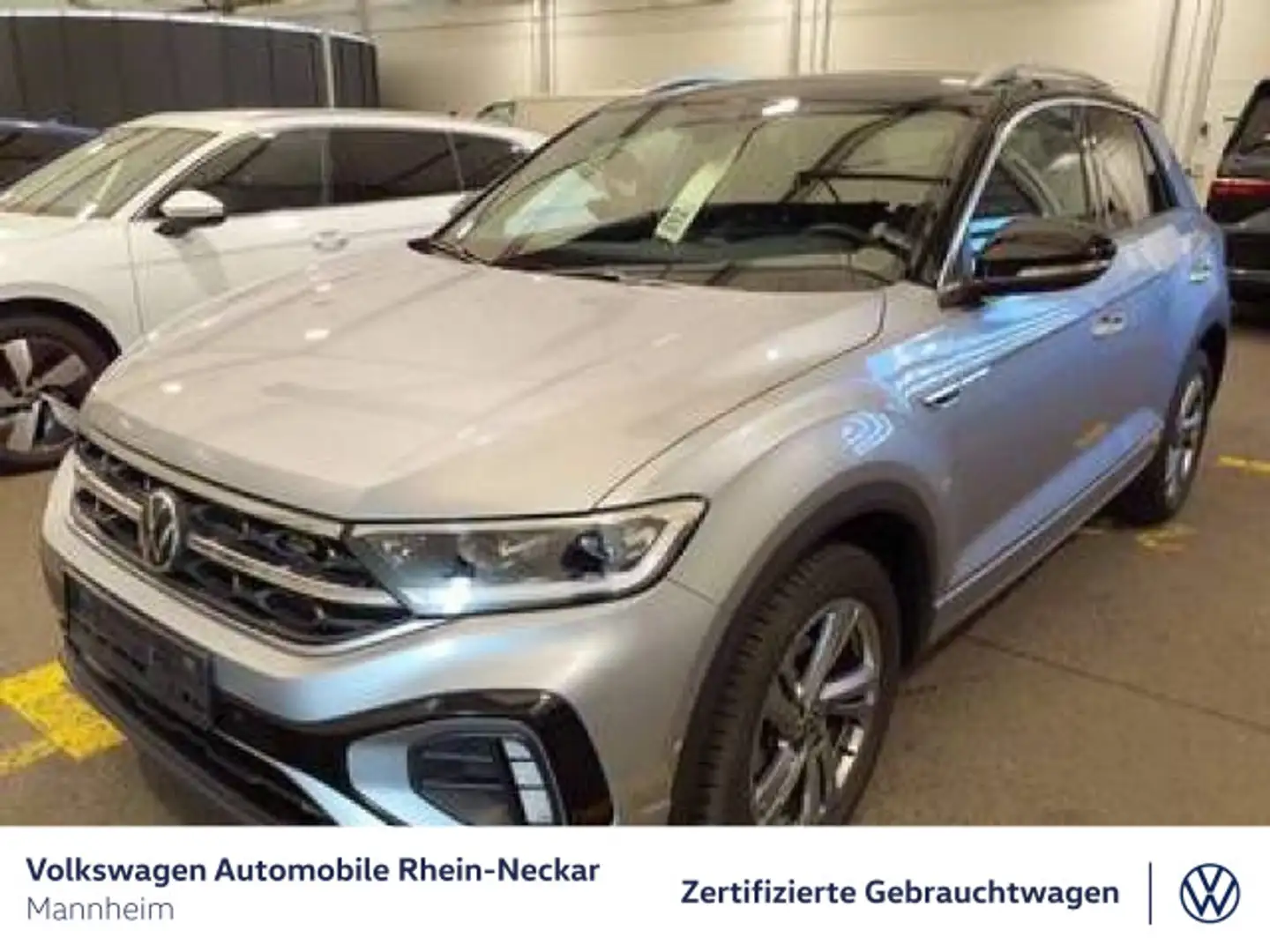 Volkswagen T-Roc 1.5 TSI DSG, R-Line, Navi, AHK, Kamera uvm Silber - 2
