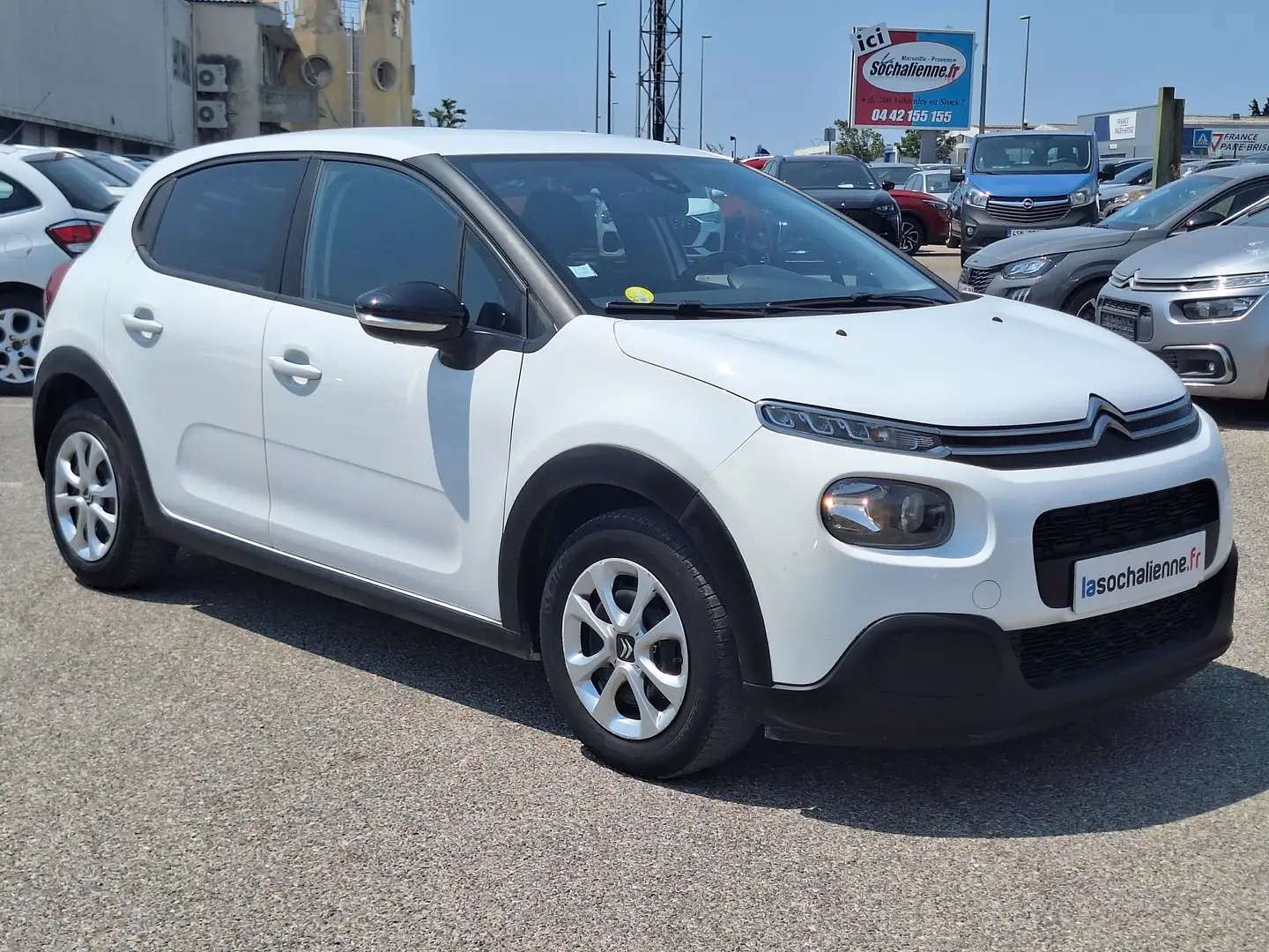 Citroen C3 BlueHDi 100 S\u0026amp;S BVM6 Feel Blanc - 2