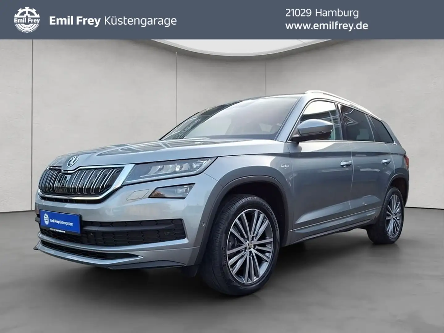 Skoda Kodiaq 2.0 TSI 4x4 DSG L&K LEDER NAVI LED PANO Grau - 1