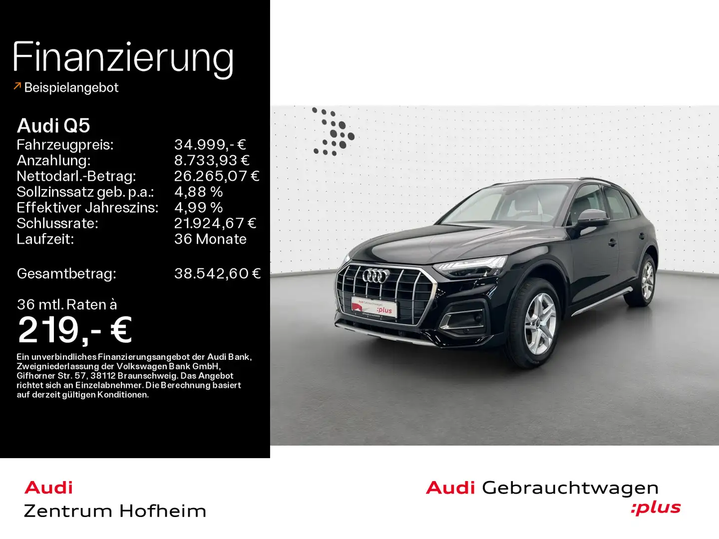 Audi Q5 40 TDI qu Advanced S tro*Pano*Matrix*Virtual* Zwart - 1