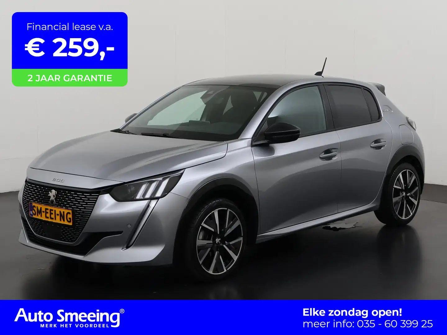 Peugeot 208 1.2 PureTech GT 130pk | Panoramadak | Camera | Car Grijs - 1