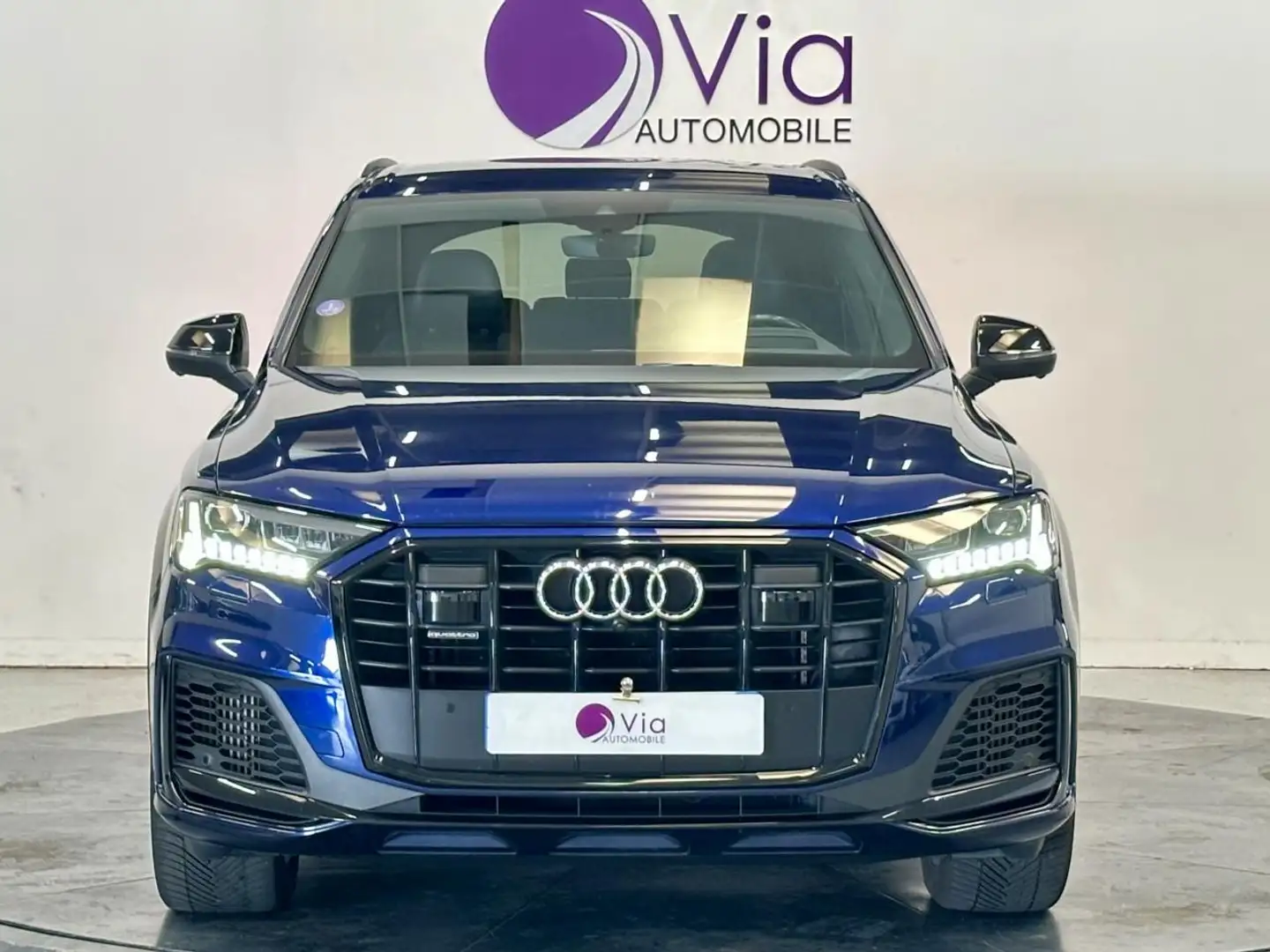 Audi Q7 3.0 V6 60 TFSI E 456 QUATTRO COMPETITION  / SUIVI AUDI / AFFICHAGE TETE HAUTE Bleu - 2