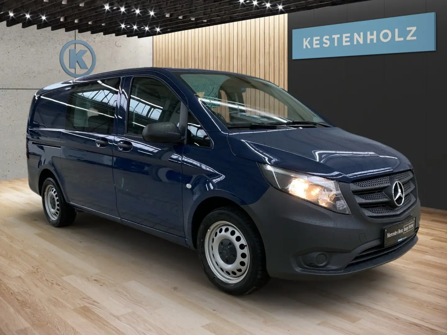 Mercedes-Benz Vito Vito 114 CDI Mixto Lang *NAVI*DAB*AUTOMATIK* Blau - 2