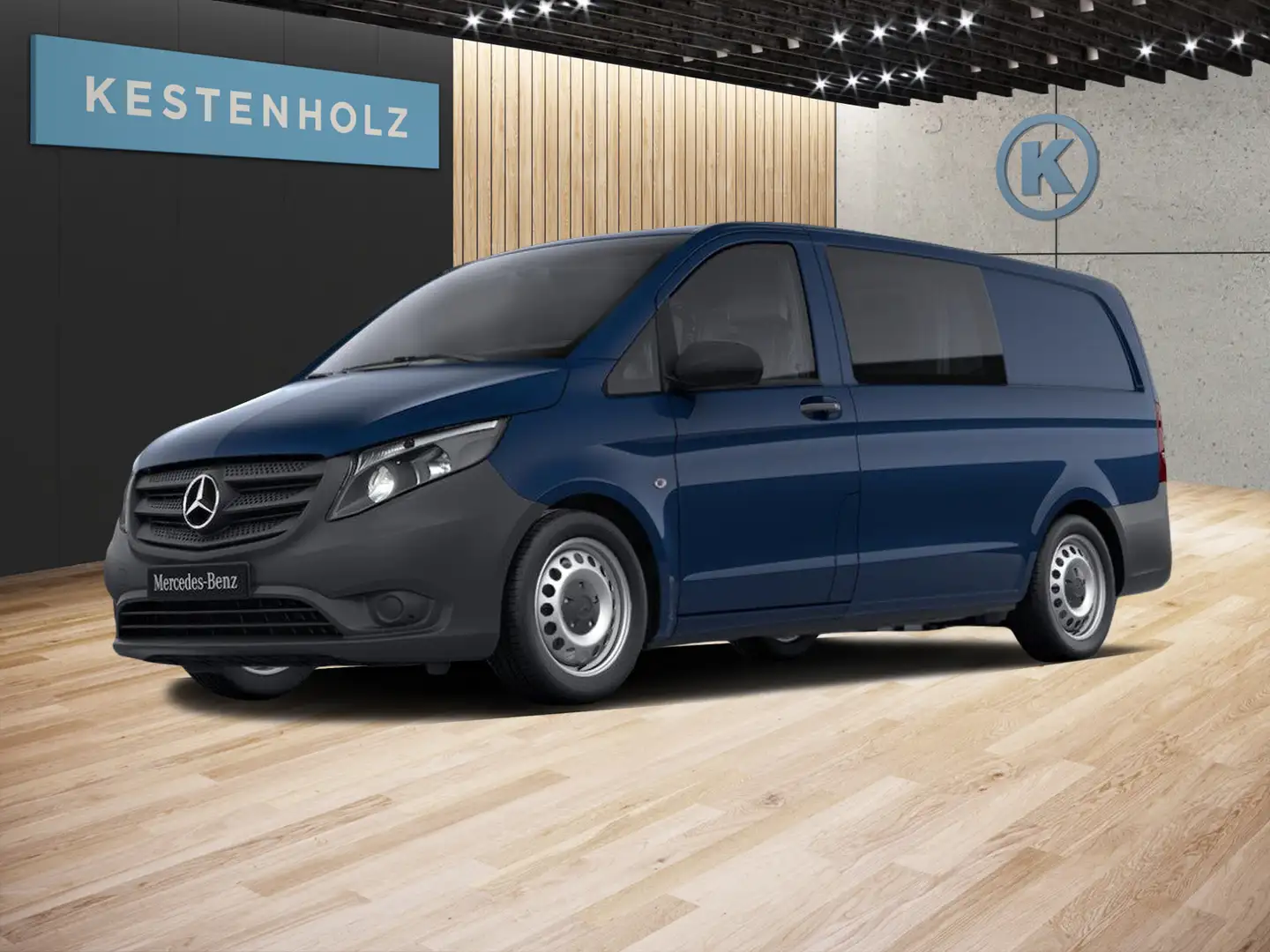 Mercedes-Benz Vito Vito 114 CDI Mixto Lang *NAVI*DAB*AUTOMATIK* Blau - 1