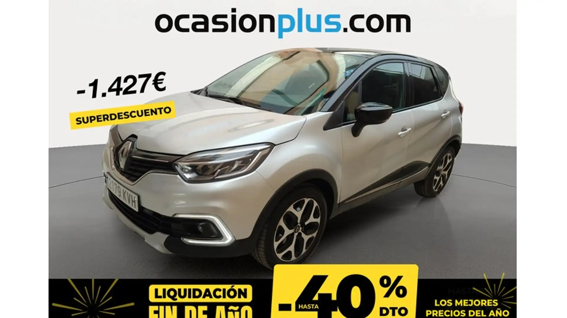 Renault Captur 1.5dCi Energy Zen EDC 66kW Gris - 1