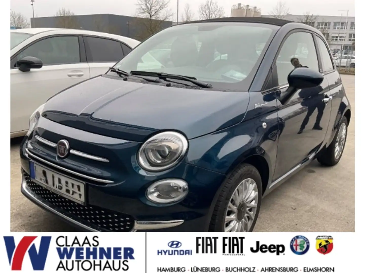 Fiat 500 DolceVita 1.0 Mild Hybrid EU6d MY21 Blauw - 1