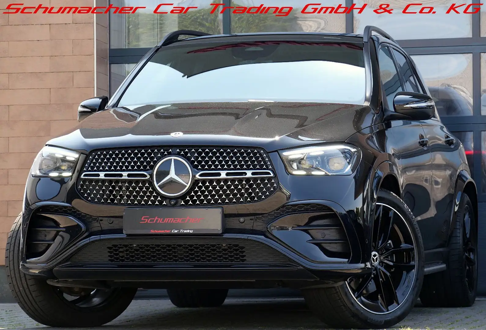 Mercedes-Benz GLE 300 d 4M AMG+Night,360,HUD,Pano.Burm.7Sitzer Schwarz - 1