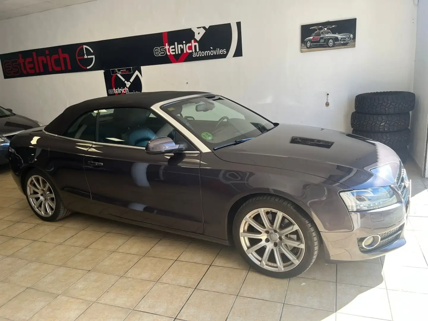 Audi A5 Cabrio 2.0 TFSI Multitronic 211 Violett - 2