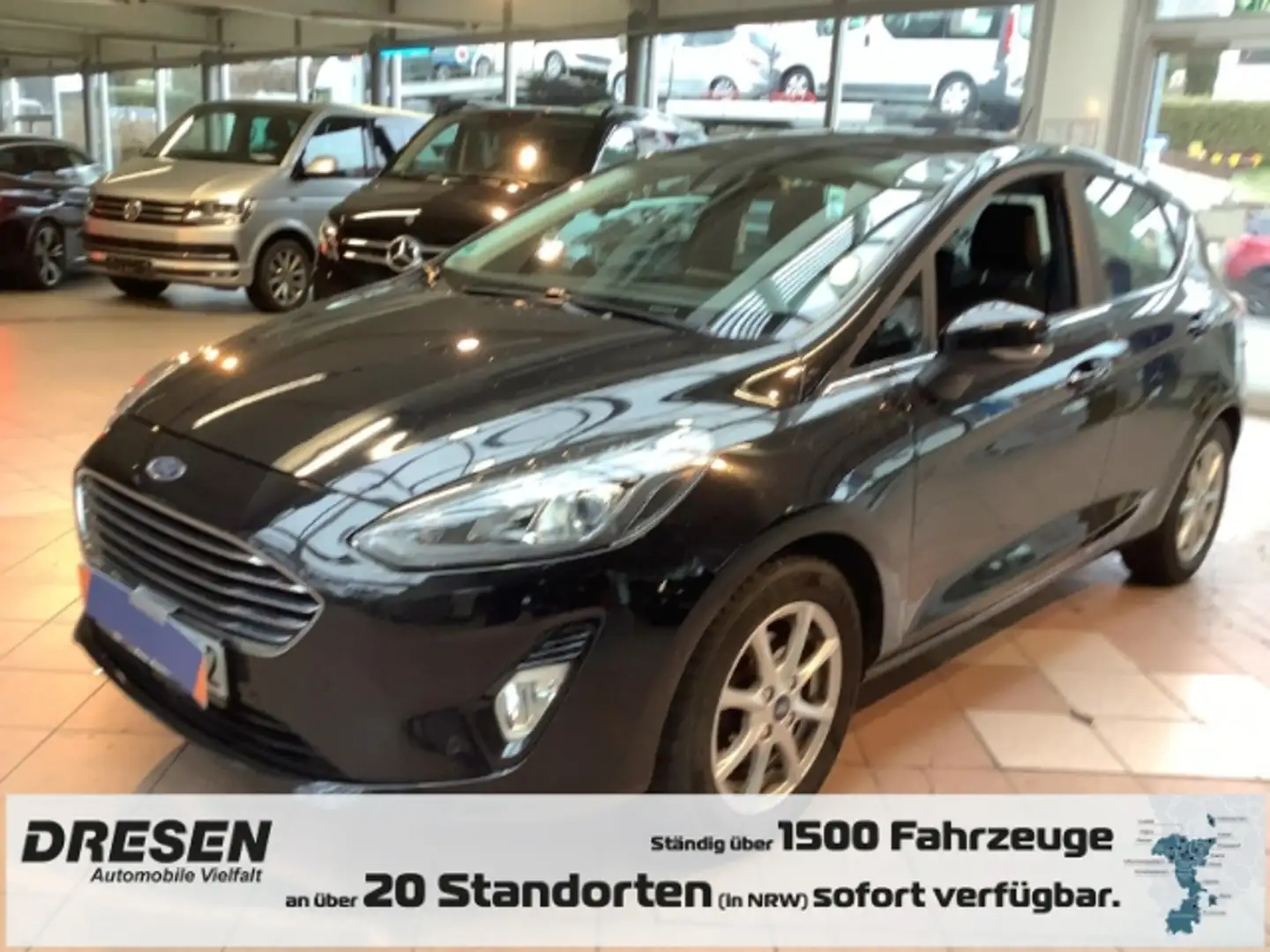 Ford Fiesta Titanium Sitzhzg Navi LED PDC Klimaautom Apple Car Schwarz - 1