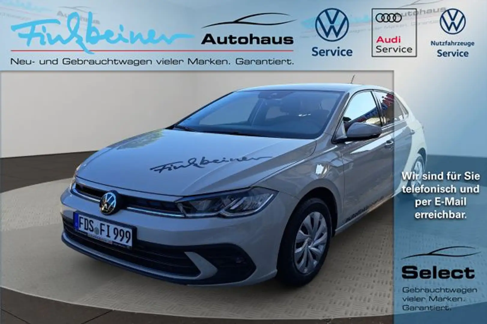 Volkswagen Polo Life 1.0l TSI Bluetooth LED Klima el. Fenster Grau - 1