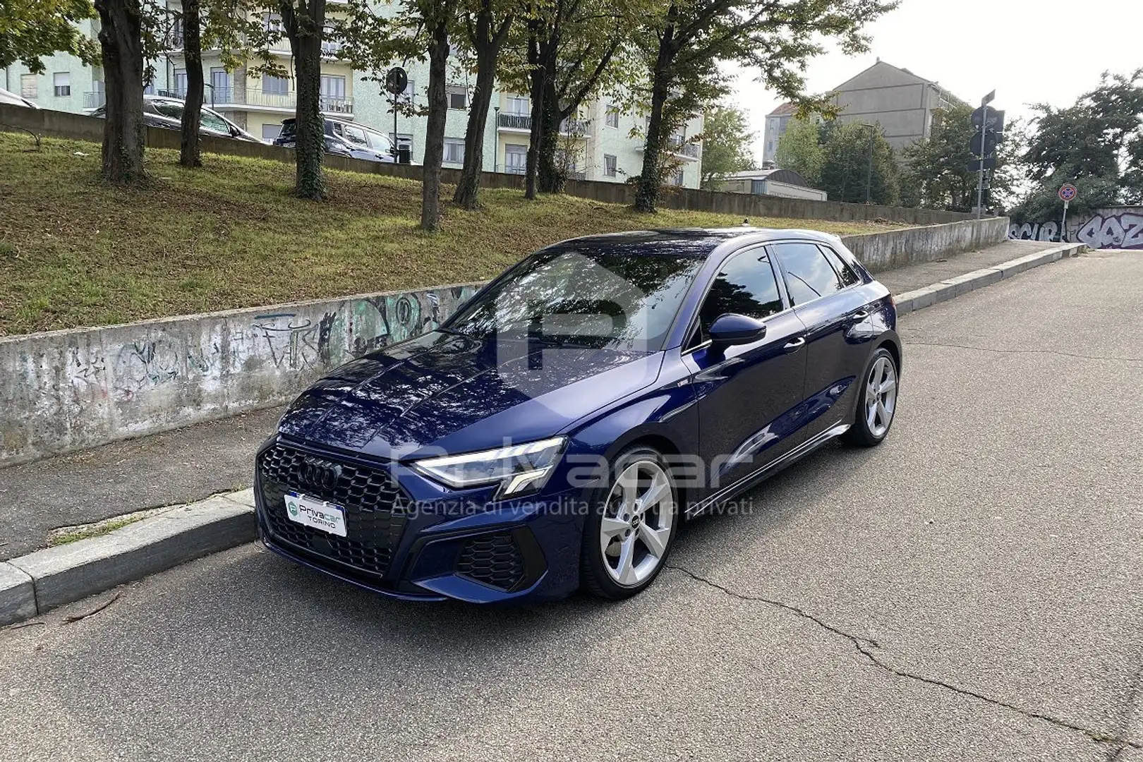 Audi A3 A3 SPB 35 TDI S tronic S line edition Bleu - 1