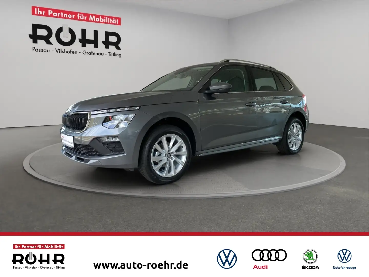 Skoda Kamiq (AHK.LED.PDC.GRA.SHZ) 1.5 TSI Selection 130 Jahre Grau - 1