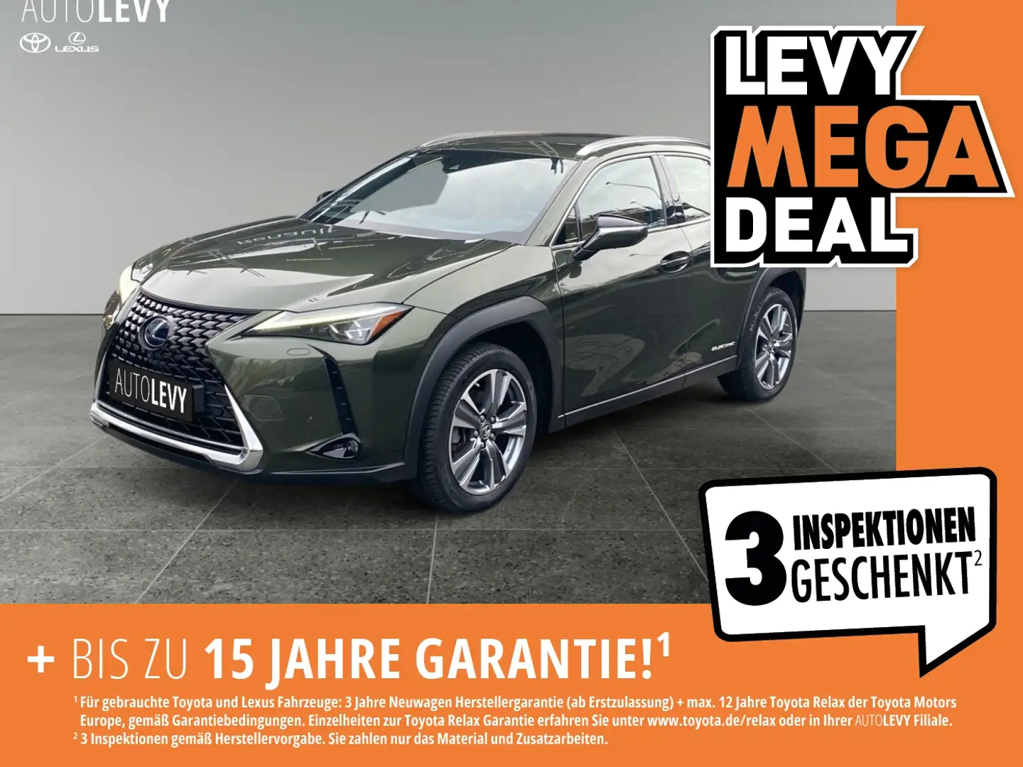 Lexus UX 300e Luxury M&L/CARPLAY Grün - 1