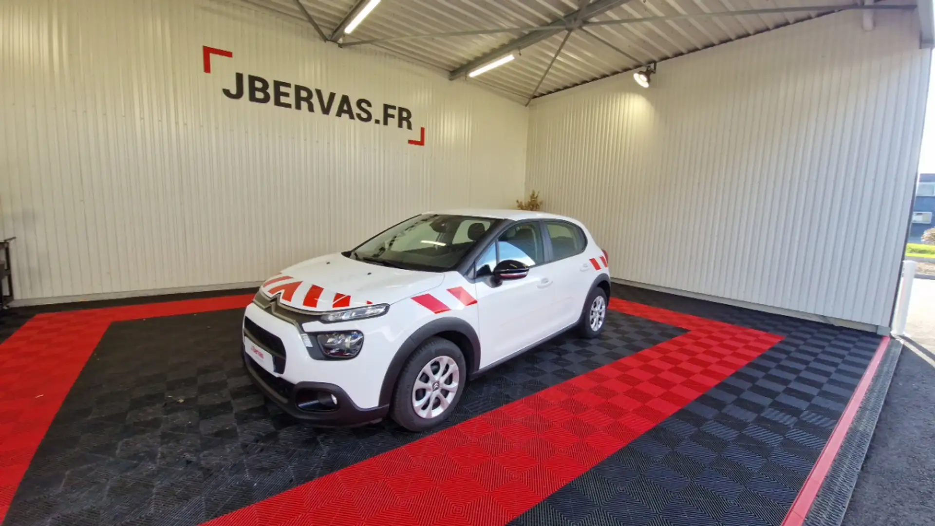 Citroen C3 SOCIETE BLUEHDI 100 SS FEEL Blanc - 1