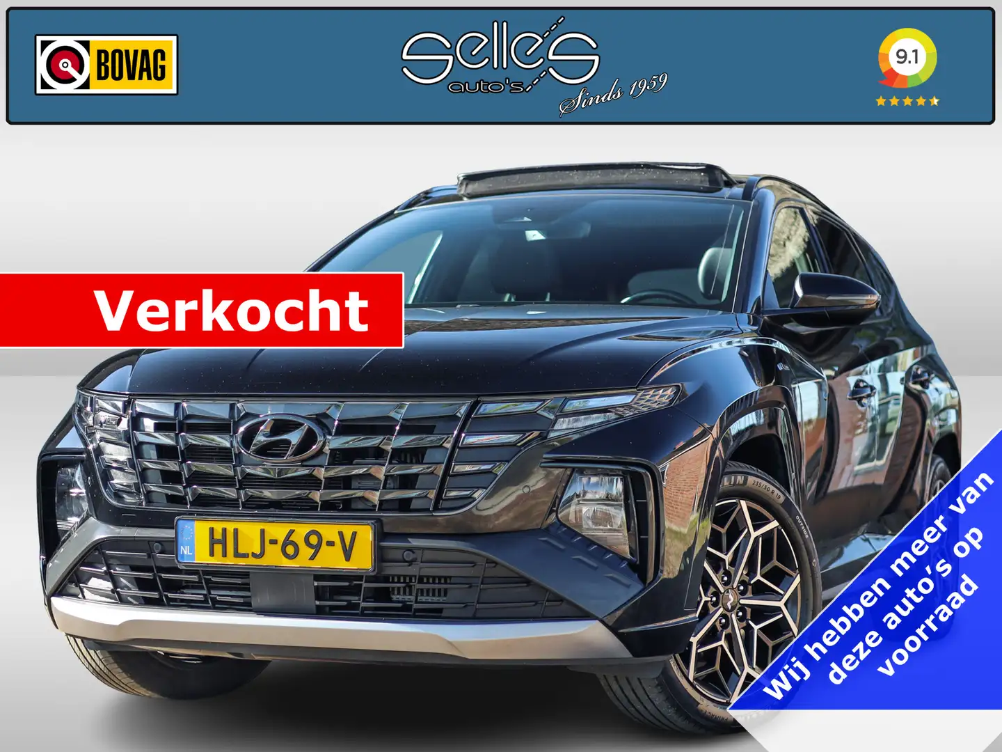 Hyundai TUCSON 1.6 T-GDI PHEV N Line 4WD | Panoramadak | Stoelver Noir - 1